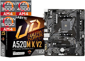MOTHER GIGABYTE A520M K V2